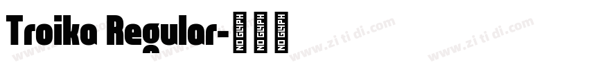 Troika Regular字体转换